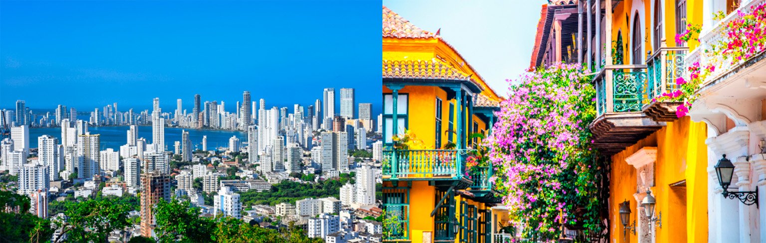 Panama City and Cartagena Colombia